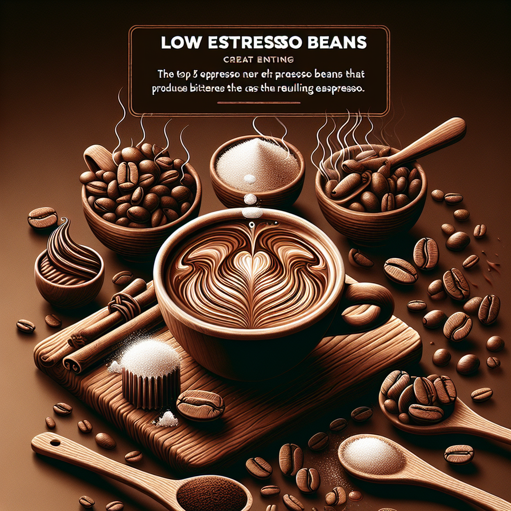 The Top 5 Espresso Beans For An Espresso With Low Bitterness